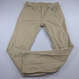 Devil Dog Men's Beige Jeans 34x32 Stretch